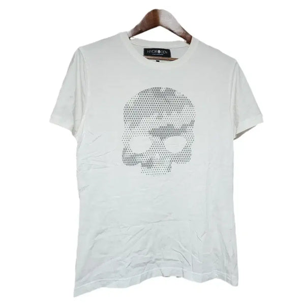 [BUNJANG] Hydrogen White Skull Head T-Shirt / 하이드로겐 화이트 스컬헤드 반팔티