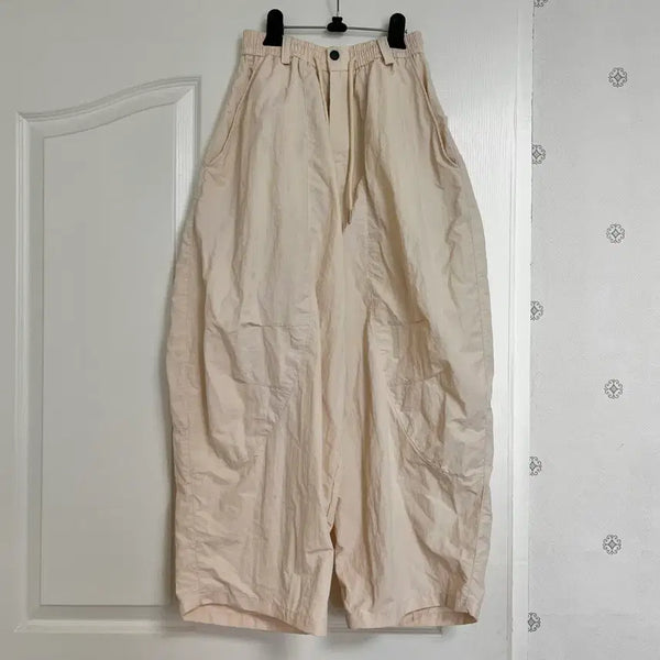 [BUNJANG] Apricot Wide Leg Pants / 살구색 와이드바지