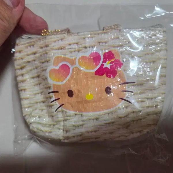 [BUNJANG] Sanrio Tanning Kitty Shopping Basket Keychain / 새상품:)산리오 태닝키티 장바구니 키링