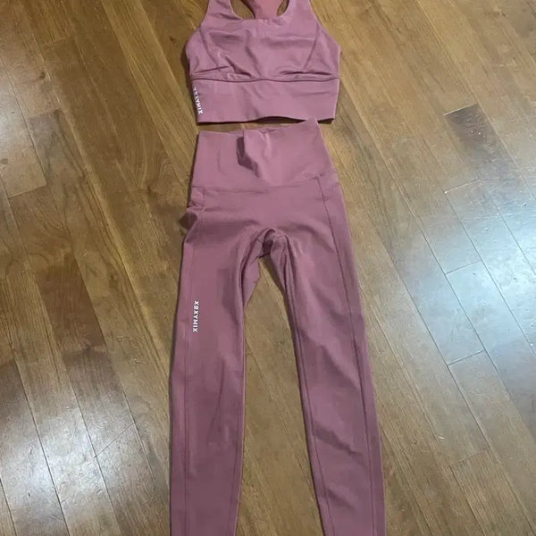 [BUNJANG] Xexymix Mulawear Pink Set - Size S / 젝시믹스 뮬라웨어 핑크 세트 s