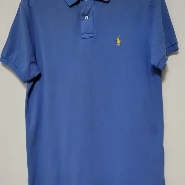 [BUNJANG] Polo Ralph Lauren Custom Fit Blue Short Sleeve Polo Shirt M / 폴로 랄프로렌 커스텀핏 블루 반팔 카라티 M