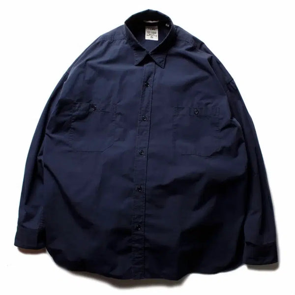 [BUNJANG] Nanamica Cotton Deck Shirt Navy / [XL] 나나미카 코튼덱 셔츠 네이비