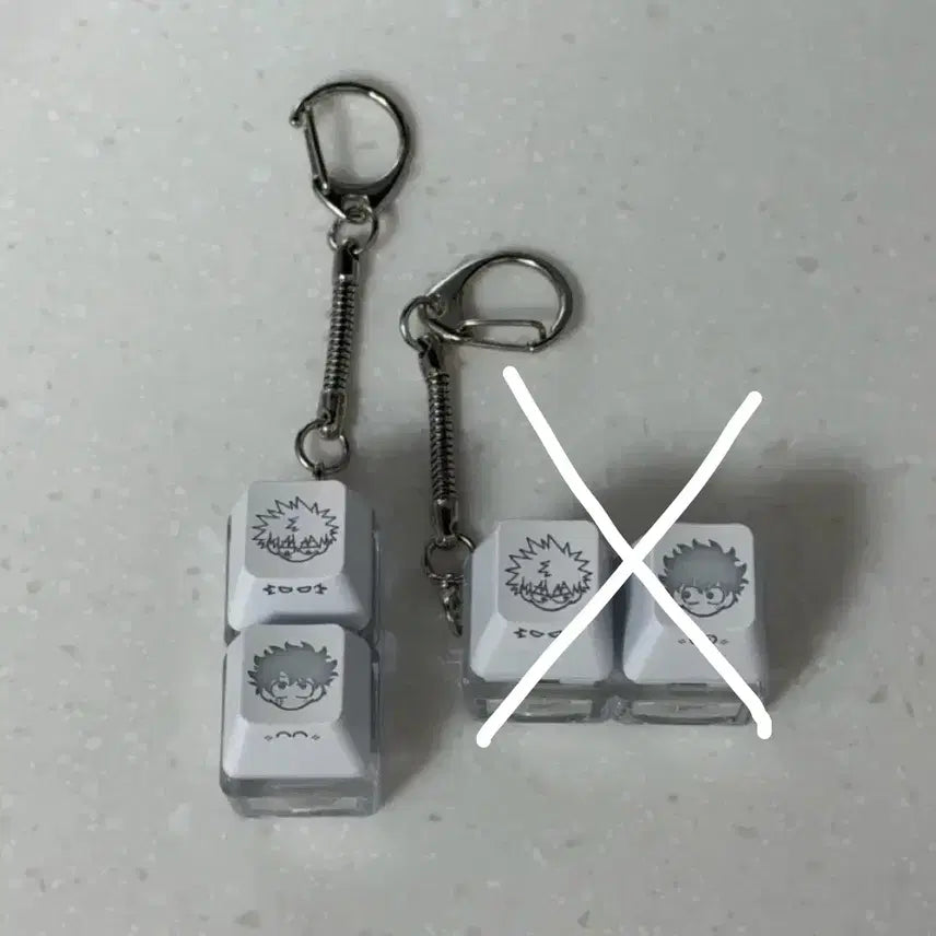 [BUNJANG] My Hero Academia Deku Katsuki Keychain / 나의 히어로 아카데미아 히로아카 캇데쿠 키캡 키링