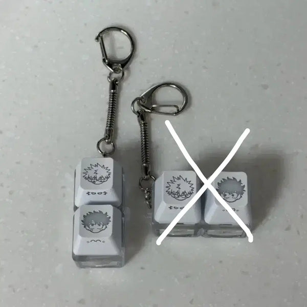 [BUNJANG] My Hero Academia Deku Katsuki Keychain / 나의 히어로 아카데미아 히로아카 캇데쿠 키캡 키링