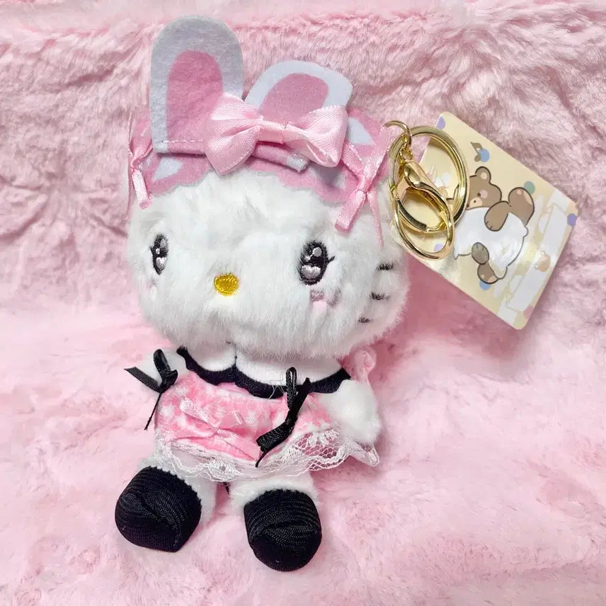[BUNJANG] Sanrio Hello Kitty Doll Keychain / 메이드 헬로키티 인형키링