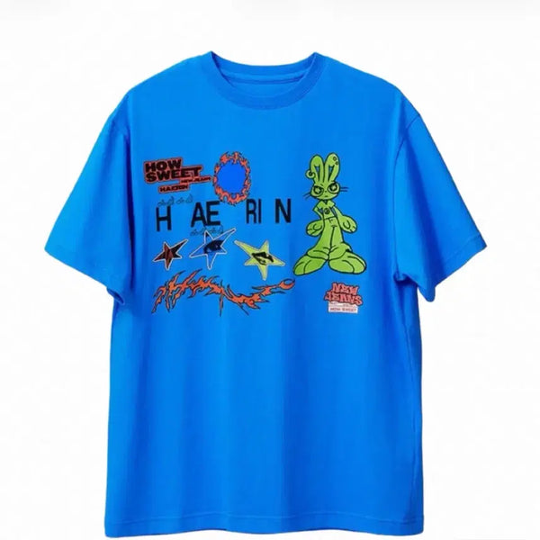 [BUNJANG] NewJeans Haus Weit T-Shirt Haerin M / (새상품) 뉴진스 하우스윗 티셔츠 해린 M