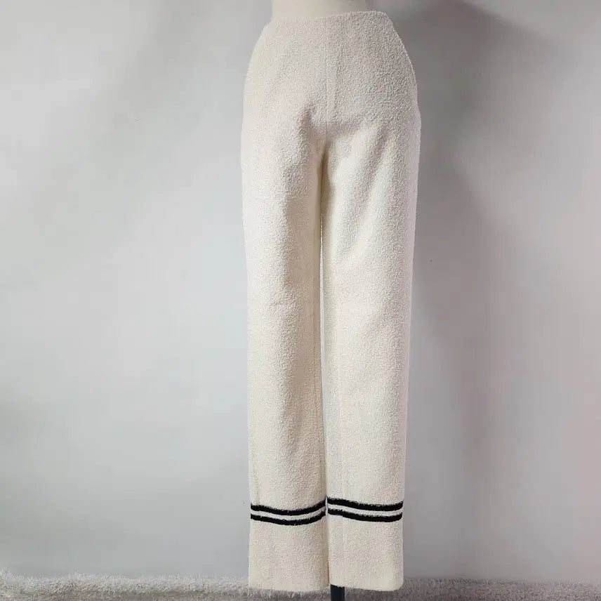 [BUNJANG] Maison Flaneur Boucle Wide Pants Ivory 38 / 한섬 정품 메종 플라네르 부클 와이드 팬츠 아이보리 38