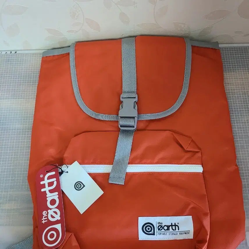 [BUNJANG] DEARS Orange Backpack / 디얼스 오렌지색 백팩입니다