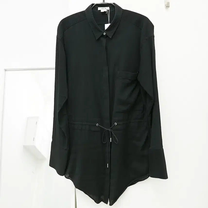[BUNJANG] Helmut Lang Waist String Hidden Button Shirt / 헬무트랭 허리 스트링 히든버튼 셔츠