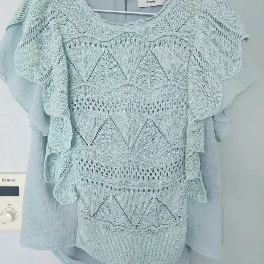 [BUNJANG] Ozsecon Summer Frill Blouse / 오즈세컨 여름 블라우스