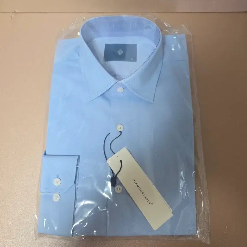 [BUNJANG] Diamond Leila Shirt Sky Blue (M) / 다이아몬드 레이라 셔츠 하늘색(m)
