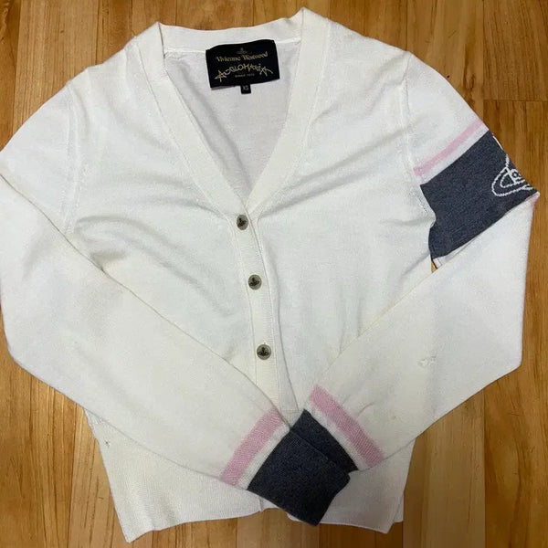 [BUNJANG] Vivienne Westwood Anglomania Ivory Cardigan XS / 비비안웨스트우드 가디건 XS