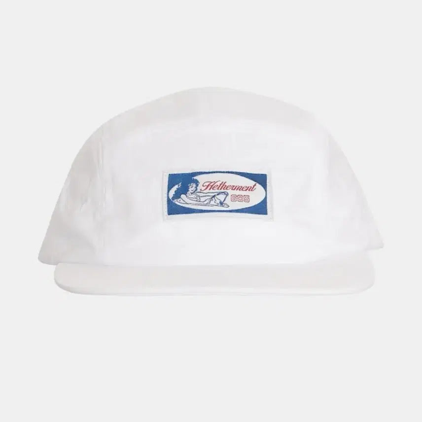 [BUNJANG] Headment White Nylon Camp Cap Hat / 헤더먼트 화이트 나일론 캠프캡 모자