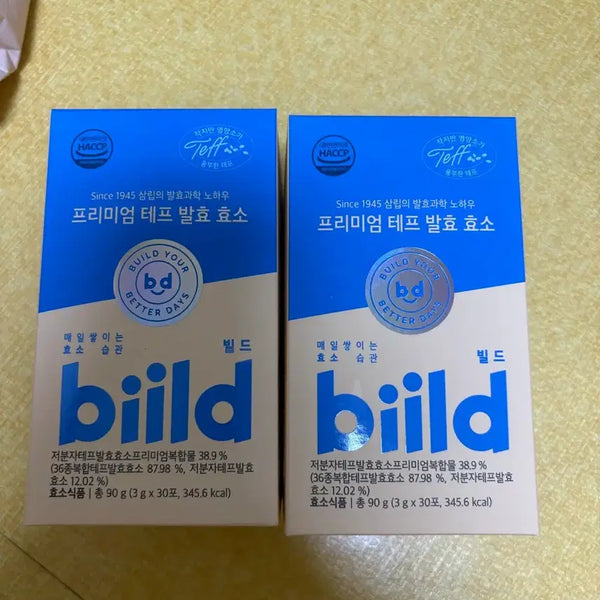 [BUNJANG] BUILD Premium Teff Fermented Enzyme (2-Pack Bundle) / 빌드 프리미엄 테프 발효 효소 미개봉 새상품 2개 일괄