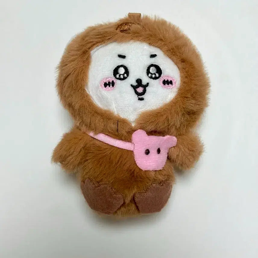 [BUNJANG] Chikawa Plush Keychain with Pink Bag / 복슬복슬 치이카와 인형 키링