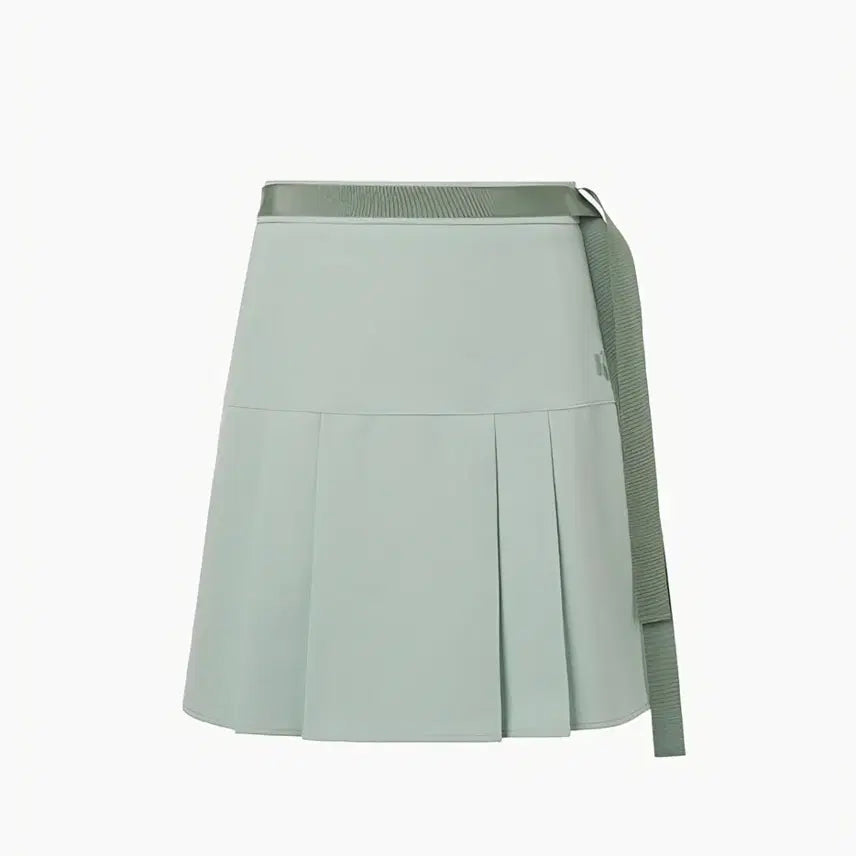[BUNJANG] KUME Ribbon Pleated Skirt (M) / (쿠메) KUME 리본 플리츠 스커트 M