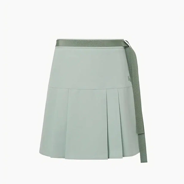 [BUNJANG] KUME Ribbon Pleated Skirt (M) / (쿠메) KUME 리본 플리츠 스커트 M