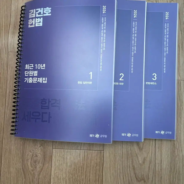 [BUNJANG] 2024 Kim Geon-ho Constitutional Law Recent 10 Years Chapter-by-Chapter Past Exam Questions Book / 2024 김건호 헌법 최근 10년 단원별 기출문제집