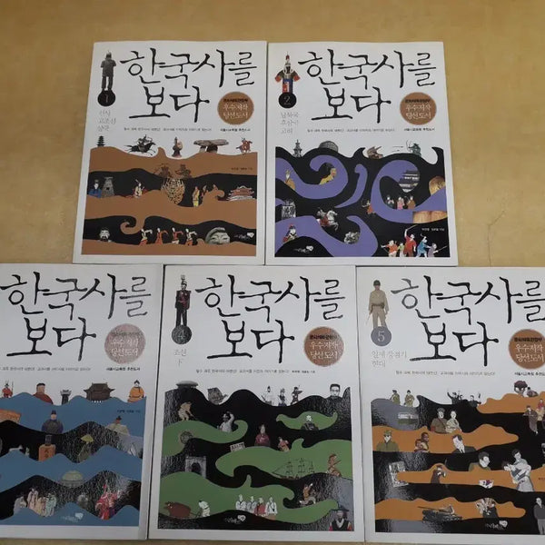 [BUNJANG] Libre School Korean History: A Closer Look (5 Volumes) / 리베르스쿨 한국사를 보다전 5권