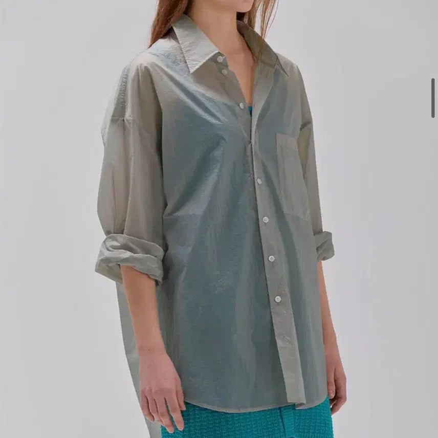 [BUNJANG] RAVE Nylon Shirt S / 레이브 나일론 셔츠 S