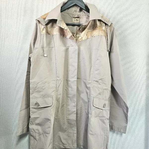 [BUNJANG] Alviero Martini Lightweight Windbreaker Jacket with Pouch / 알비에로 마르티니 바람막이 자켓 점퍼 파우치포함 새상품