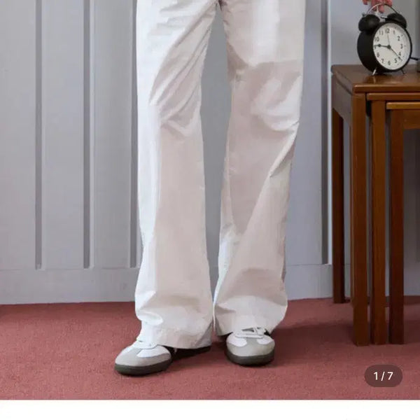 [BUNJANG] Drawfit White Nylon Pants / 드로우핏 여성 화이트 나일론 팬츠