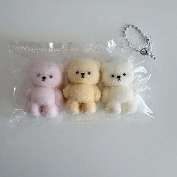 [BUNJANG] Snowflake Bear Squishy Plush Toy / 눈꽃 곰돌이 말랑이