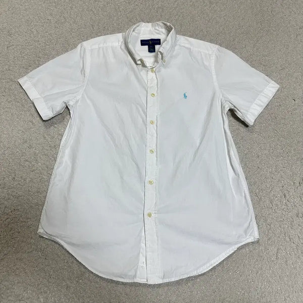 [BUNJANG] Polo Ralph Lauren White Short Sleeve Shirt Women's L / 폴로 랄프로렌 반팔 셔츠 화이트 여성 추천
