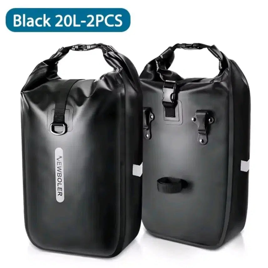 [BUNJANG] NEWBOLER Waterproof Bicycle Pannier Bag Backpack 20L / [새제품*1] 세트 자전거가방 자전거패니어가방 짐받이가방 백팩