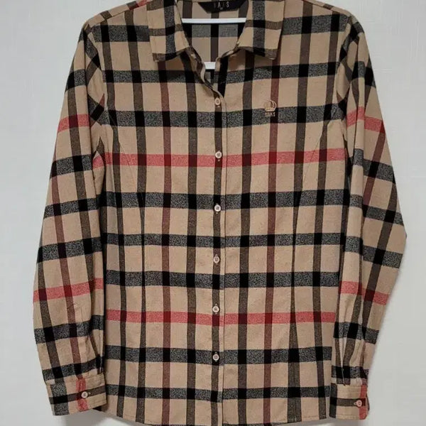[BUNJANG] Daks Check Shirt Beige Size 95 / 닥스 체크 셔츠 95 베이지