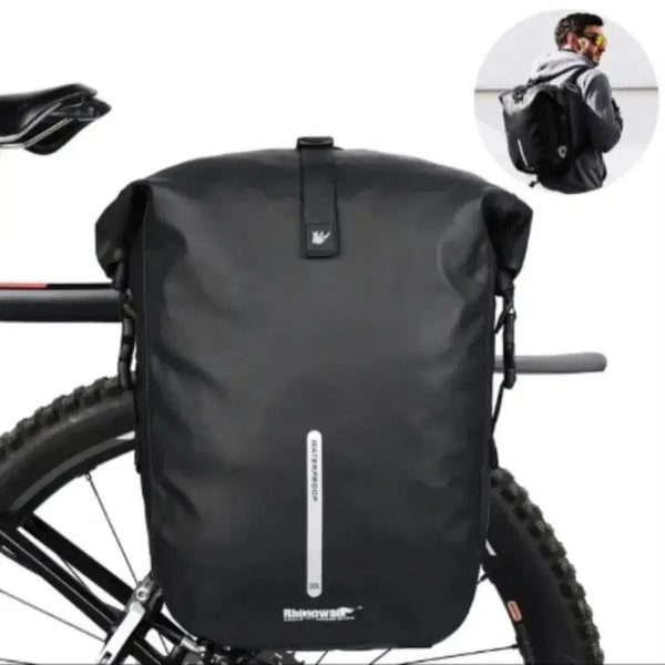 [BUNJANG] Rhino Work 20L Bicycle Pannier Bag with Backpack Functionality / 4$[새제품]자전거가방 자전거패니어가방 짐받이가방 백팩