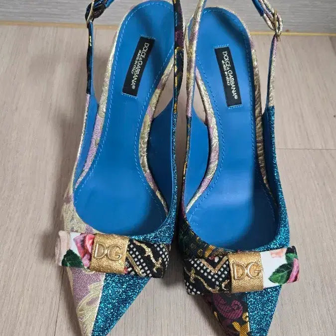 [BUNJANG] Dolce & Gabbana Multicolor Mule Heels / 돌체앤가바나 뮬 힐 멀티컬러