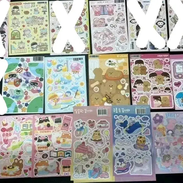 [BUNJANG] Diary Deco Stickers and Stationery Goods / (새상품) 다이어리 꾸미기 다꾸 스티커 문구 판매