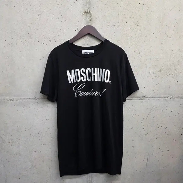 [BUNJANG] Moschino Printed Short Sleeve T-Shirt / [L]모스키노 프린팅 반팔 티셔츠