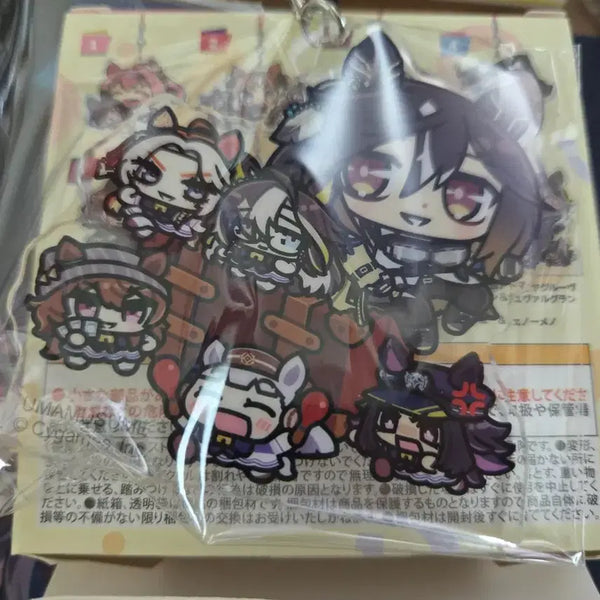 [BUNJANG] Uma Musume Acrylic Keyring Golden Family / 우마무스메 누이구루미와 함께 아크릴키링 황금일족