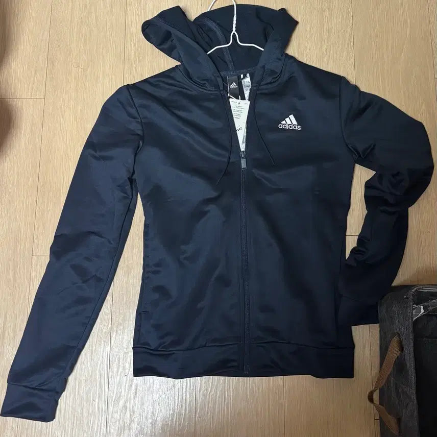 [BUNJANG] Adidas Navy Hooded Zip-Up Jacket XS / 아디다스 후드집업 네이비 xs 택ㅇ