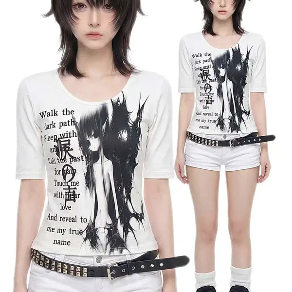 [BUNJANG] Webbar Emo Punk T-Shirt / WEBBAR 티셔츠 / Emo 펑크