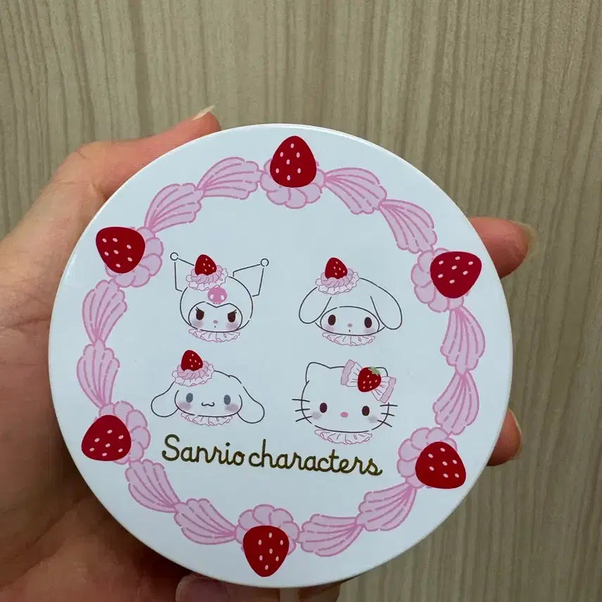 [BUNJANG] Sanrio Hello Kitty Shortcake Tin Case Sticker Set / 일본정품 산리오  헬로키티 쇼트케이크 틴케 스티커 세트