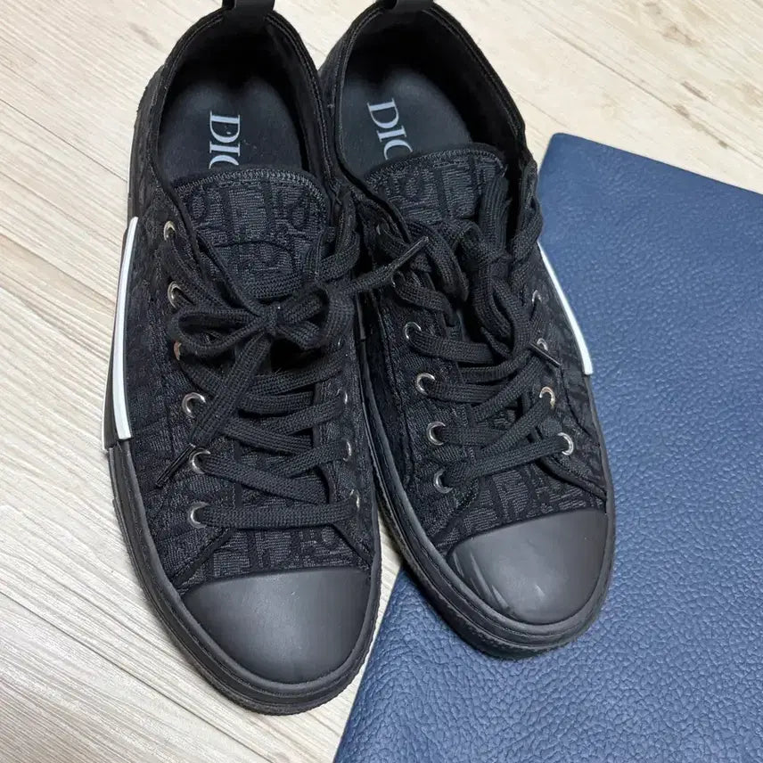 [BUNJANG] Dior B23 Low Oblique Black Sneakers / 디올 B23 로우 오블리크 블랙
