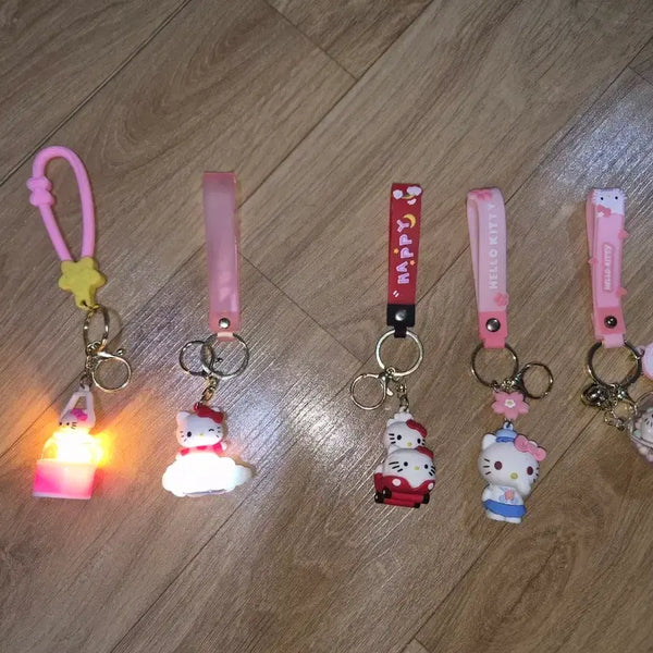 [BUNJANG] Hello Kitty Keychain Set (5 Types) / 헬로키티 키링 5종 세트