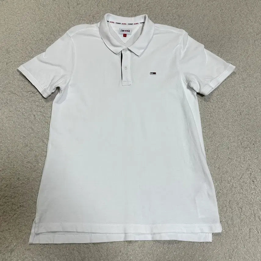 [BUNJANG] Tommy Hilfiger Tommy Jeans White XL T-Shirt / 타미힐피거 타미진스 반팔 카라티 화이트 xl