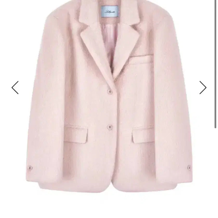[BUNJANG] Lily Cote Pave Alpaca Jacket Pink / 릴리코츠 페이브 알파카 자켓 핑크