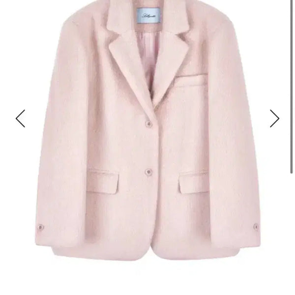 [BUNJANG] Lily Cote Pave Alpaca Jacket Pink / 릴리코츠 페이브 알파카 자켓 핑크