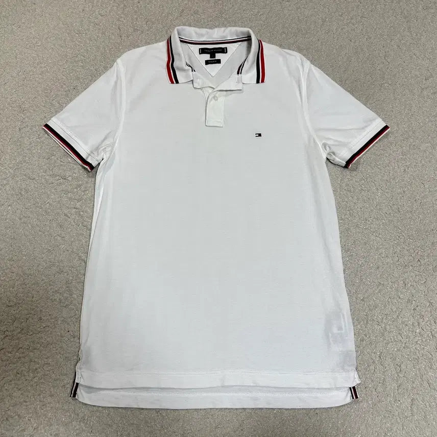 [BUNJANG] Tommy Hilfiger White Polo T-Shirt / 타미힐피거 반팔 카라티 화이트 s