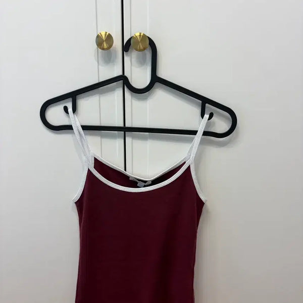 [BUNJANG] Subdued Burgundy Tank Top (New with Tags) / 섭듀드 나시 XS (택 있는 새 제품)