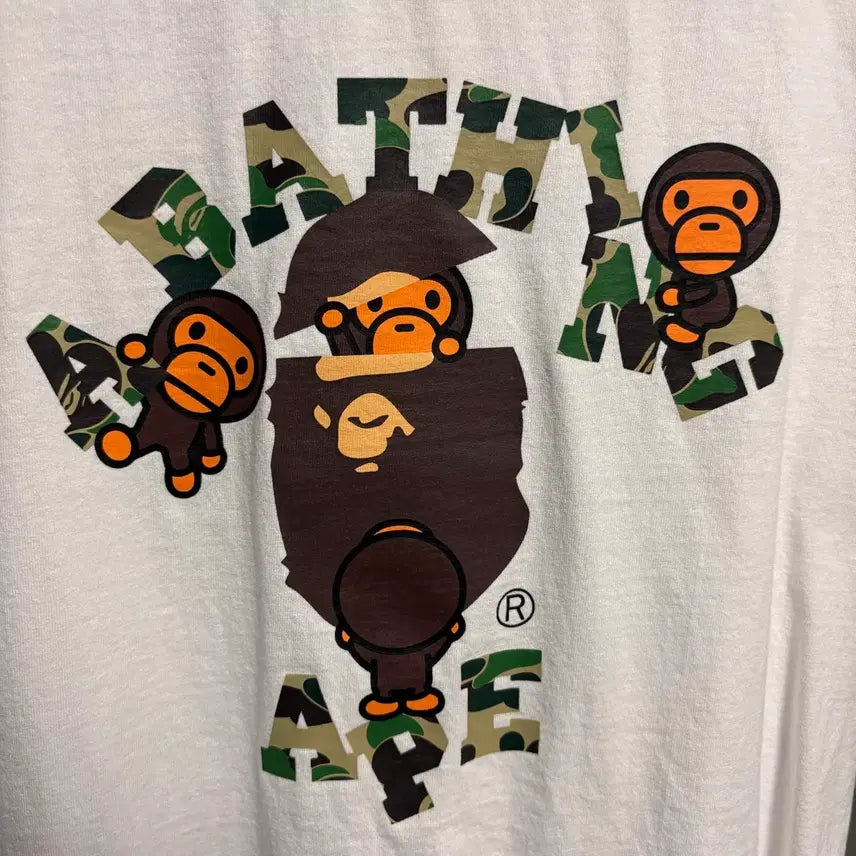 [BUNJANG] BAPE Camo Short Sleeve T-Shirt / BAPE 베이프 카모 CAMO 반팔 티셔츠