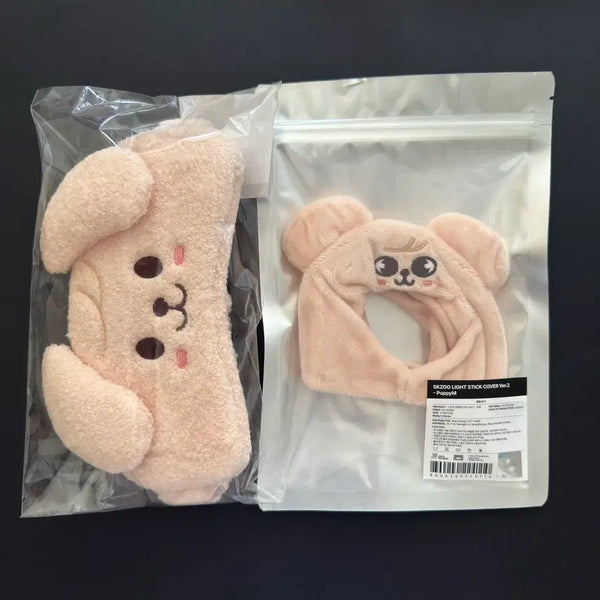 [BUNJANG] Stray Kids Seungmin SKZOO PUNCHIME Lightstick Cover + Sleep Mask (Sealed Bundle Set) / 미개봉) 스트레이키즈 승민 스키주 퍼핌 응원봉 커버+슬립마스크