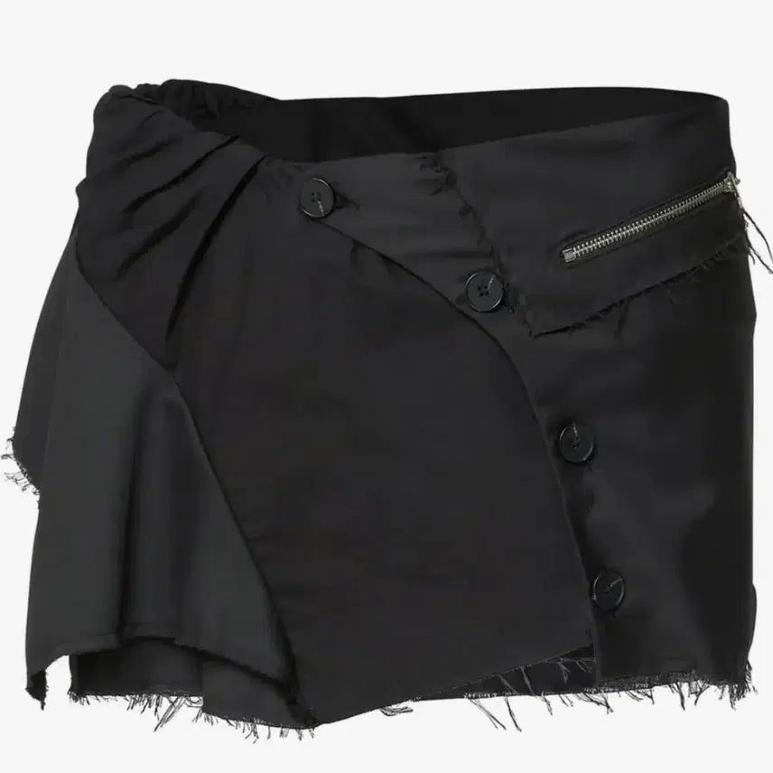 [BUNJANG] Flare Up Layered Mini Skirt Black / 플레어업 Layered Mini Skirt