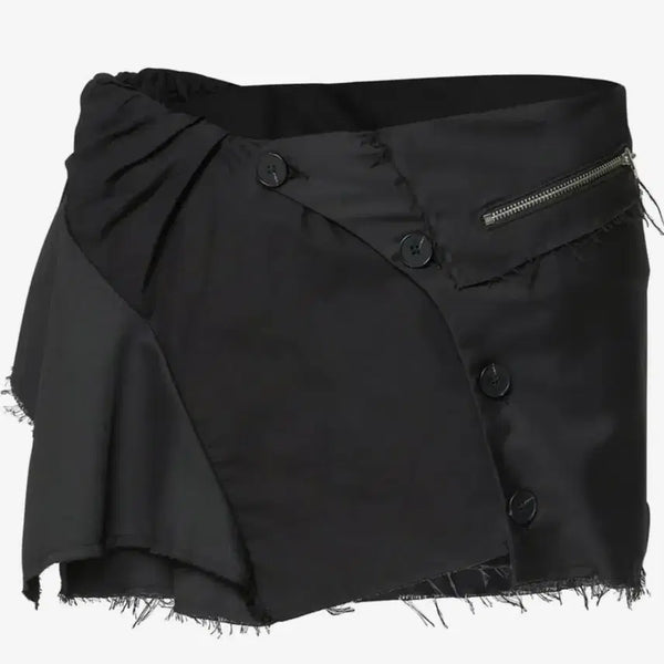 [BUNJANG] Flare Up Layered Mini Skirt Black / 플레어업 Layered Mini Skirt