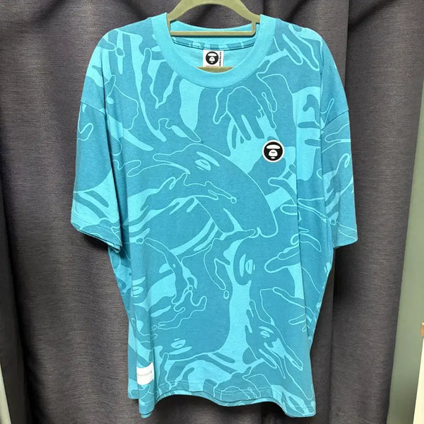 [BUNJANG] AAPE Camouflage Short Sleeve T-Shirt / AAPE 에이프 카모플라주 반팔 티셔츠